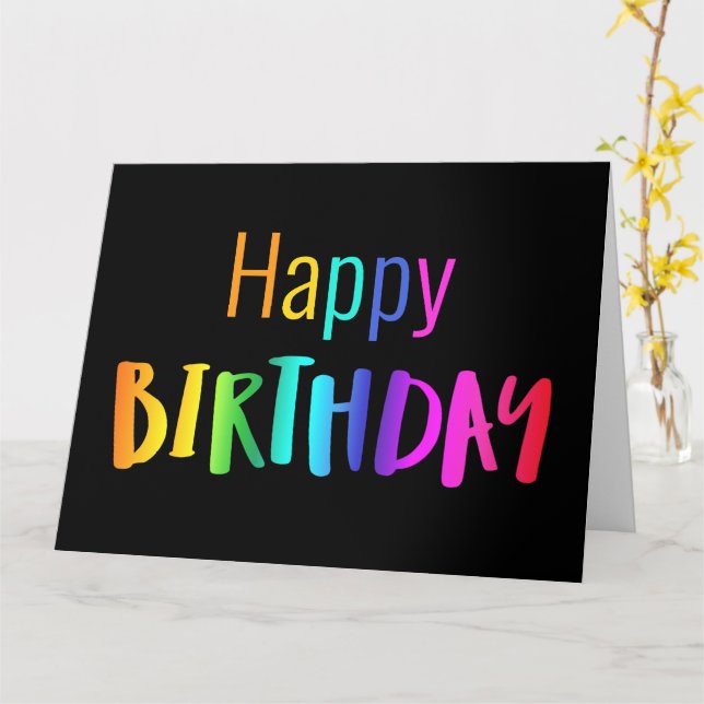 Feliz Aniversário De Todos Nós, Cartão De Aniversá (Flor Amarela)