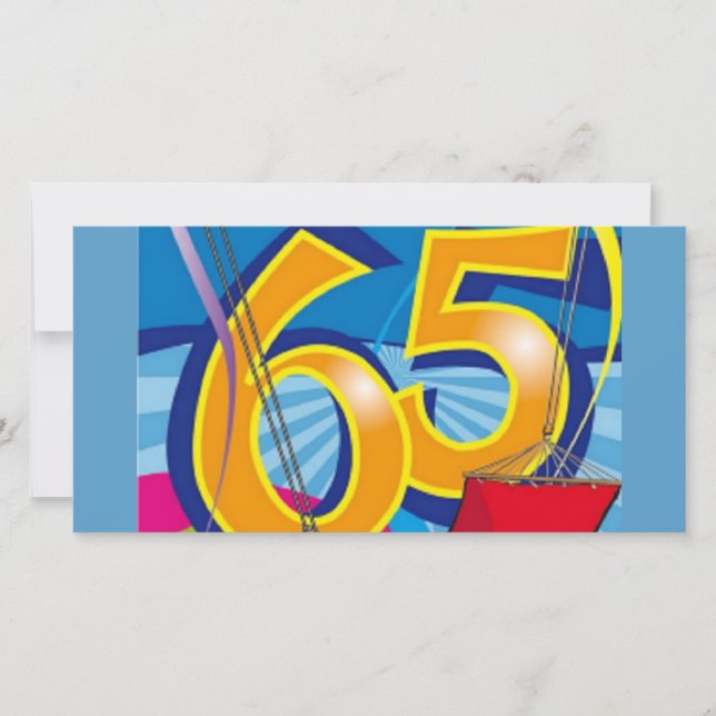 Feliz aniversário do 65º aniversário (Frente)