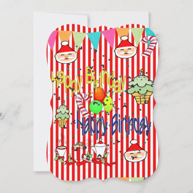 Feliz aniversário do feliz cartão de boas-vindas (Frente)