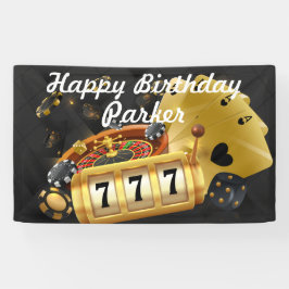 Feliz aniversário do Partido do Casino Personaliza