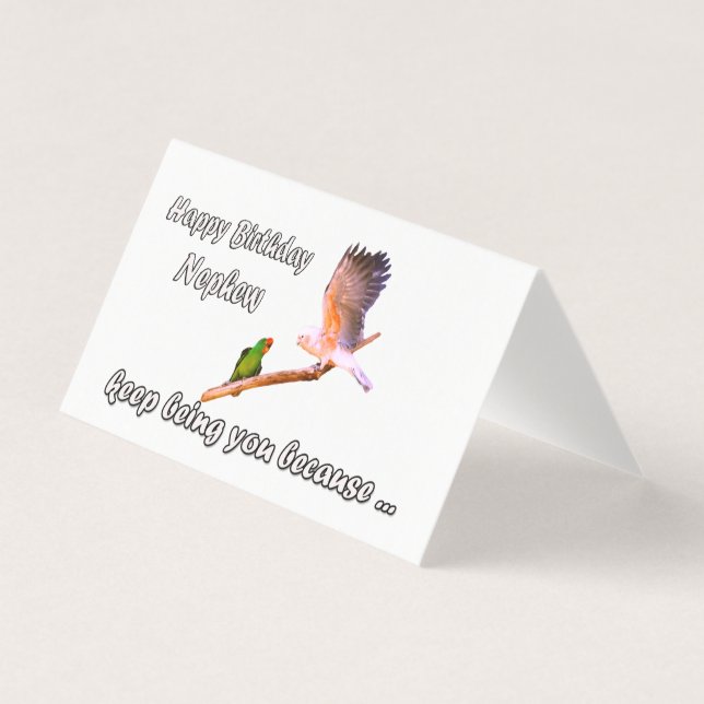 Feliz Aniversário do Sobrinho (Frente)