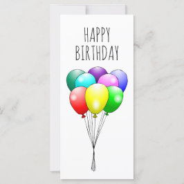 Feliz aniversário dos balões