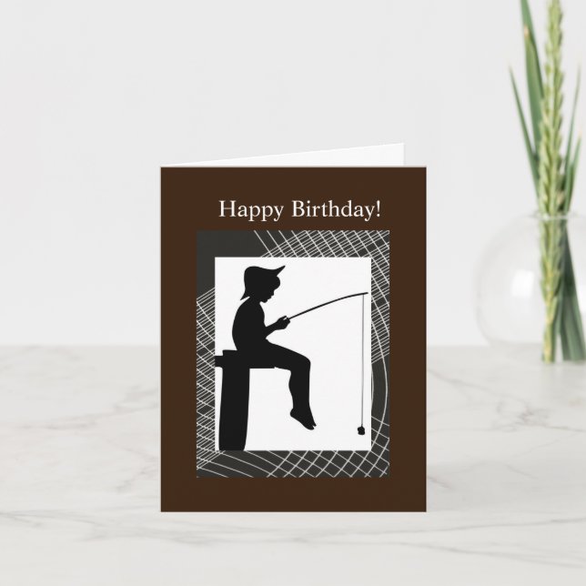 Feliz aniversário e cartão de saudação de infância (Frente)