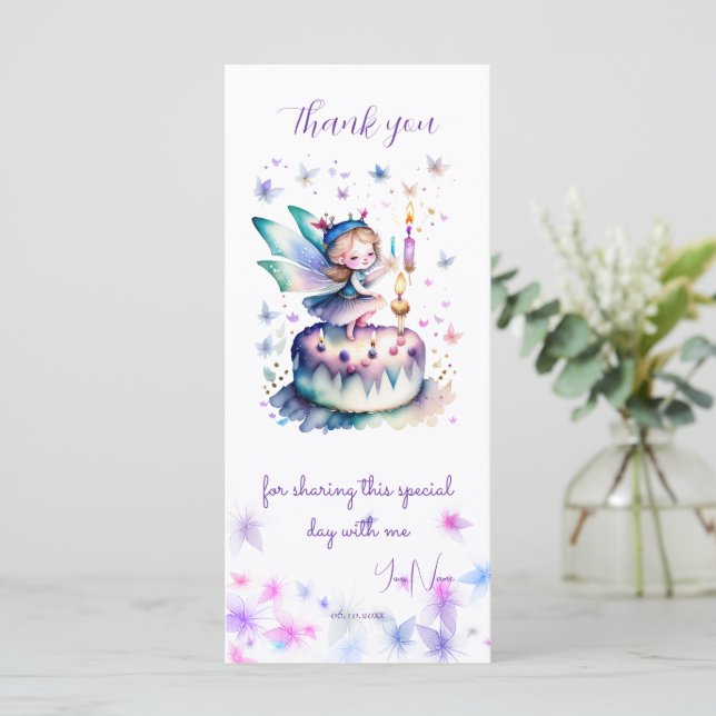 Feliz aniversário Fada 01 (Em pé/Frente)