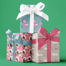 Feliz Aniversário Folhas de Papel Flamingo