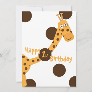 Feliz aniversário Girafa
