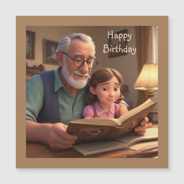 Feliz Aniversário Grampa Magnética (Frente)