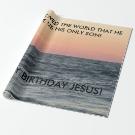 FELIZ ANIVERSÁRIO JESUS! PAPEL DE PRESENTE
