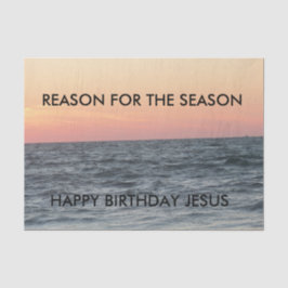 FELIZ ANIVERSÁRIO JESUS! PAPEL DE SEDA