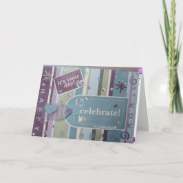 Feliz Aniversário Mãe - Cartão