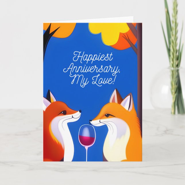 Feliz Aniversário, Meu Amor! Cartão (Frente)