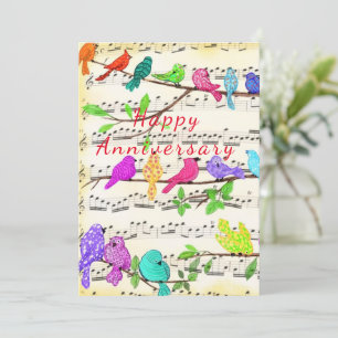 Feliz Aniversário - Música Colorida de Aves