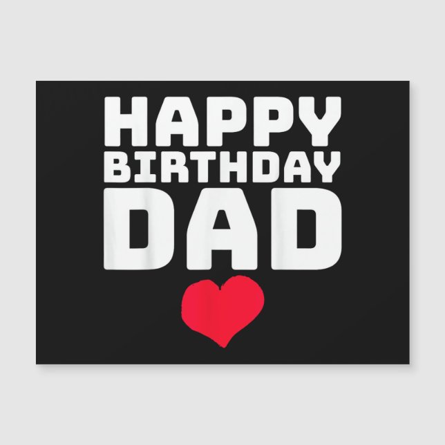 Feliz Aniversário Pai (Frente)