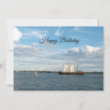 Feliz aniversário Pai cartão plano