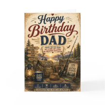 Feliz Aniversário Papai Cartão de Aventura ao Ar L