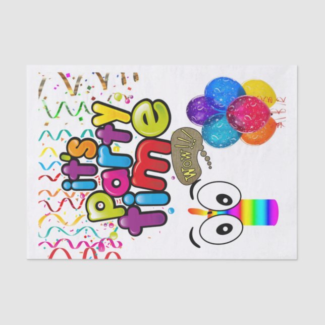 Feliz Aniversário Papel Tecidual É Vela da Festa (Frente )