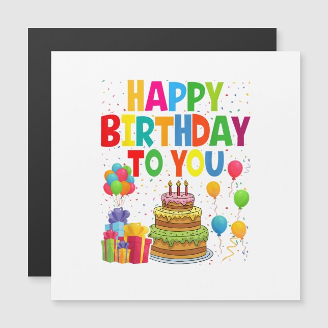 Feliz Aniversário para Você (Frente/Verso)