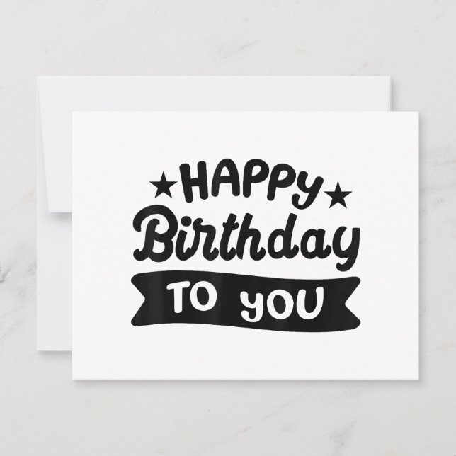Feliz aniversário para você (Frente)