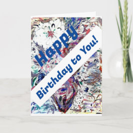 Feliz aniversário para você! Cartão