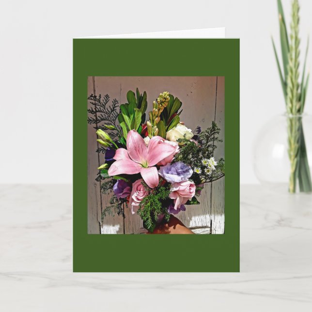 Feliz aniversário para você! Cartão (Frente)