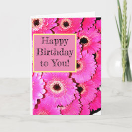 Feliz aniversário para você! Cartão