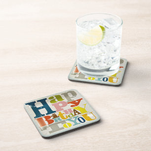 Feliz aniversário para você - Porta copos