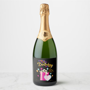 Feliz Aniversário Para Você Rótulo De Vinho