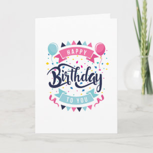Feliz Aniversário Para Você Saudação Cartão Foto O
