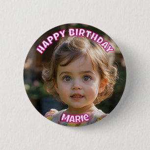 Feliz Aniversário Pins de Rosto Personalizados Ani