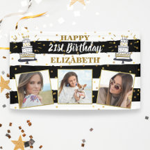 Feliz Aniversário Qualquer Idade Foto Colagem Pret