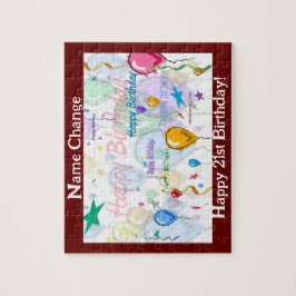 Feliz Aniversário Quebra-cabeça II (Personalizar)