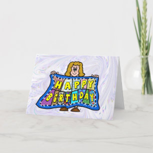 Feliz Aniversário Quilt - Cartão de Saudação