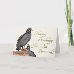 Feliz Aniversário Seu Velho Buzzard! Cartão