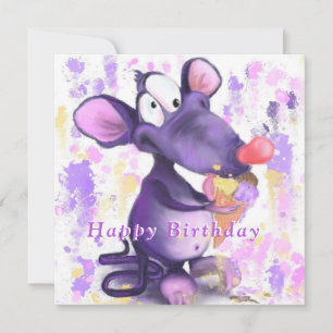 Feliz Aniversário - Sorvete Feliz de Roxo Roxo