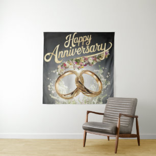 Feliz Aniversário Tapeçaria