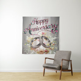 Feliz Aniversário Tapeçaria