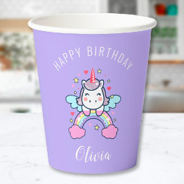 Feliz Aniversário Texto Personalizado Cute Rainbow