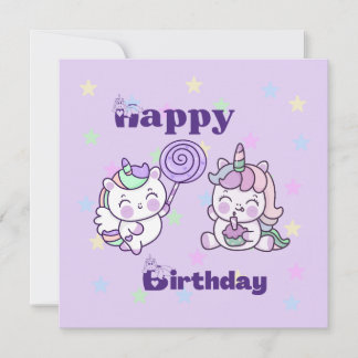 Feliz Aniversário Unicóricos
