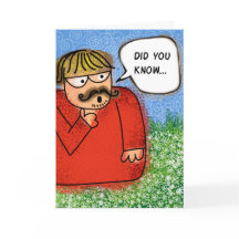 Feliz aniversário Você conhecia o cartão de Piada 