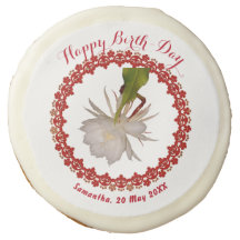 Feliz aniversárioDia Exótico Bramha Lotus Floral W