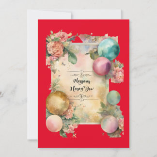 feliz ano novo 2024 Cartões de convite