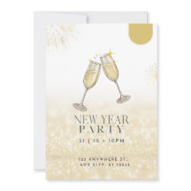 Feliz ano novo 2024 Convite