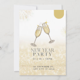 Feliz ano novo 2024 Convite