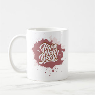 Feliz ano novo 2025 Caneca de café