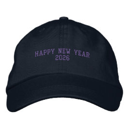 Feliz Ano Novo 2026 Boné Azul-Marinho Fresh-Hat Aj