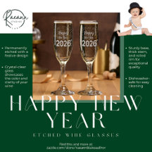 Feliz ano novo 2026 Flauta De Champanhe Enchida