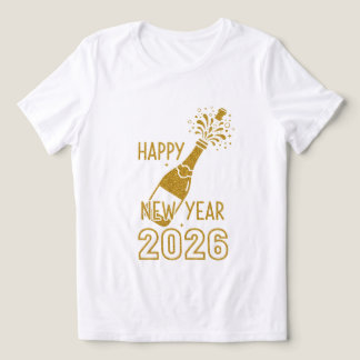 Feliz Ano Novo 2026 Suéteres Brilhantes para Mulhe