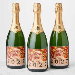 Feliz Ano Novo 2027 Ano do Bode/Carnero