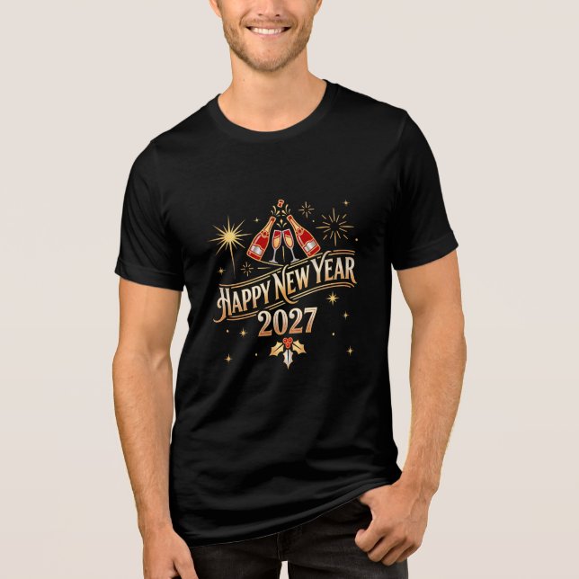 Feliz Ano Novo 2027 Celebração (Frente)