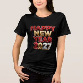 Feliz Ano Novo 2027 Família Combinando